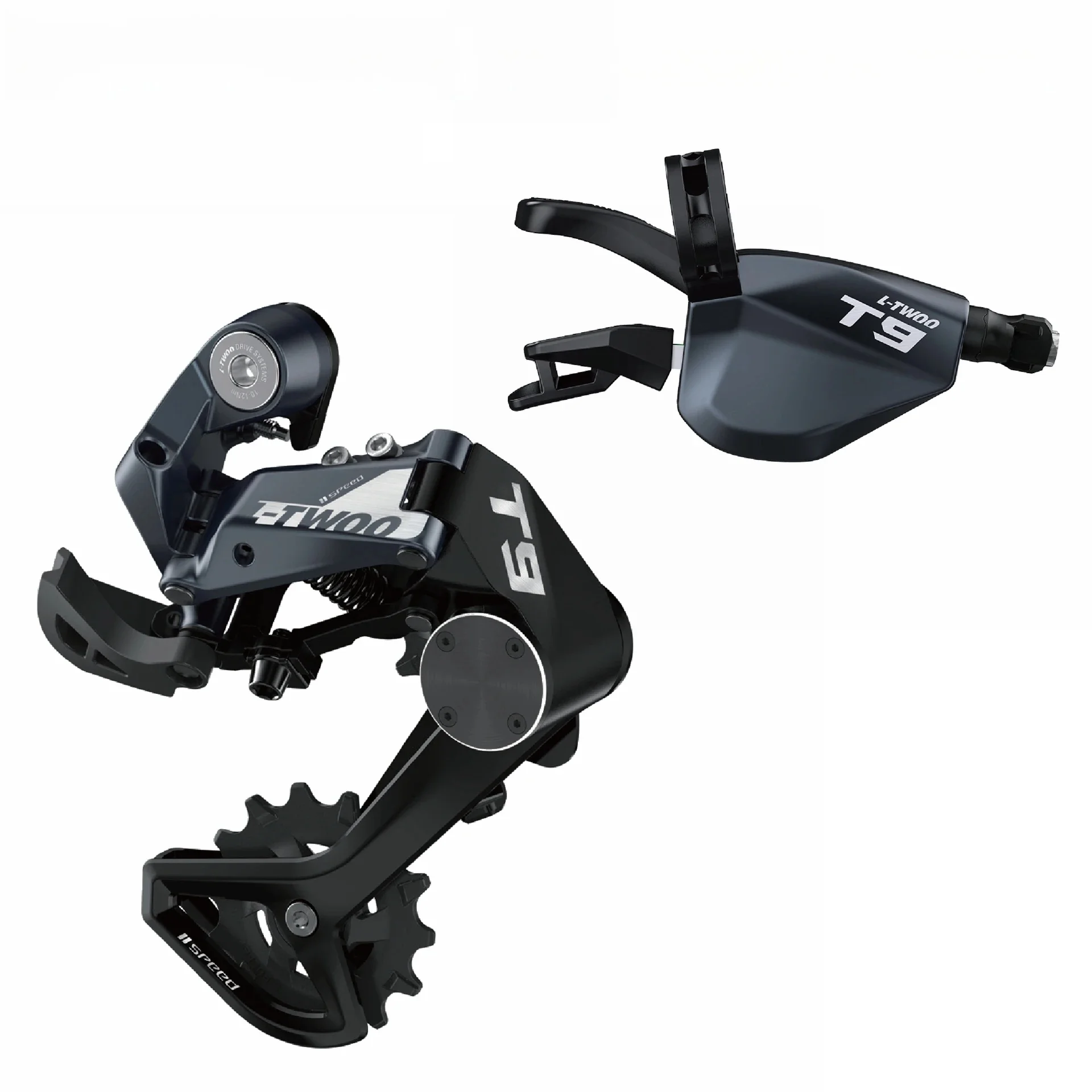 AliExpress NEW! LTWOO T9 1x11 Speed Two Way Release Aluminum Shifter + Stabilize Damping Aluminum Rear Derailleur 11s