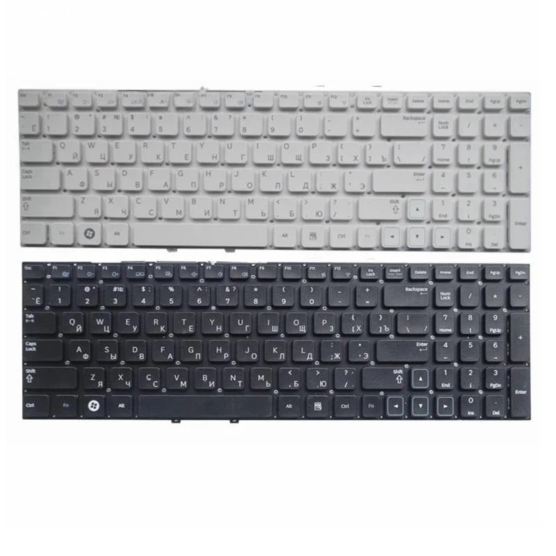 Rosyjska klawiatura do laptopa Samsung 300E5A 305E5A 300V5A 305V5A NP300 NP300E5A NP305E5A NP300V5A NP305V5A 300E5X RU — zdjęcie 2