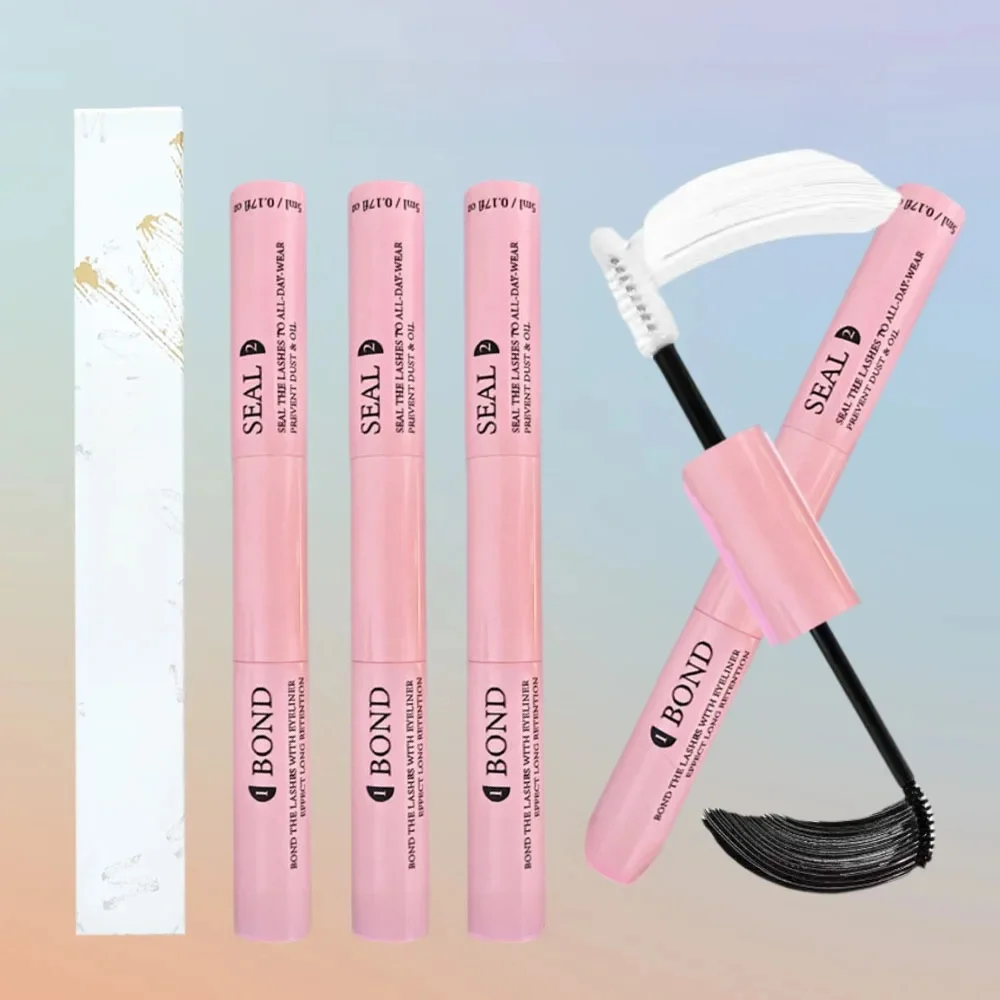 Lash Bond en Seal 10 ml individuele wimperlijm en afdichting Supersterke fixatie Wimperverlenging en wimperlijmverwijderaar 5 ml pincetset - afbeelding 2