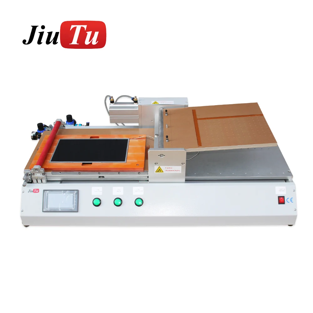 Automatic OCA Film Laminating Machine To Apply LCD Screen With Thick PC PVC Film 500um 1000um 1200um