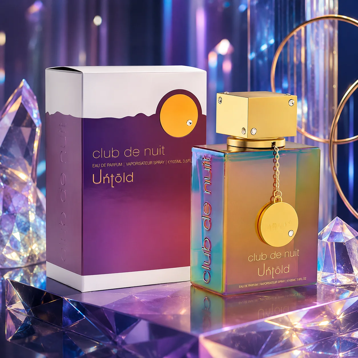 

Club de Nuit Untold Eau de Parfum 105ml Luxury Men & Women Fragrance Long Lasting Sweet Warm Oriental Scent with Gift Box