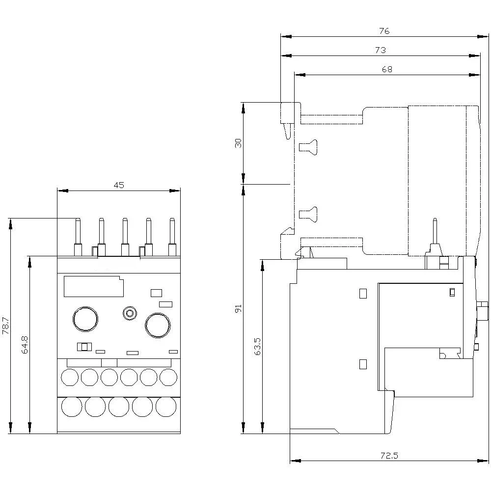 100% original Inverter Soft Soft starter pengontrol industri Inverter Overload relay