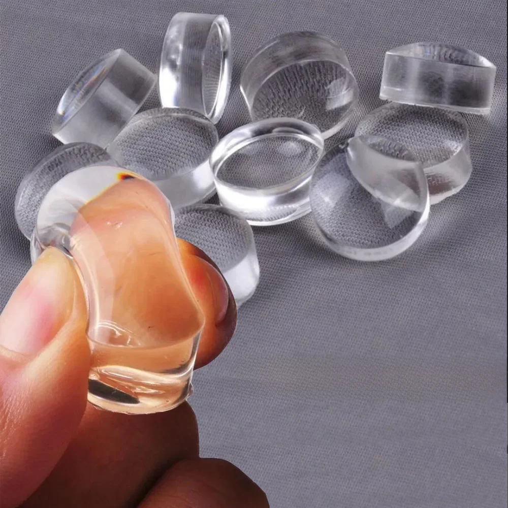 Têtes de rechange pour tampons d'art des ongles en Silicone, 2.8cm, plaque à motif de transfert, tampon transparent, outils de manucure à faire soi-même, 3/5/10 pièces