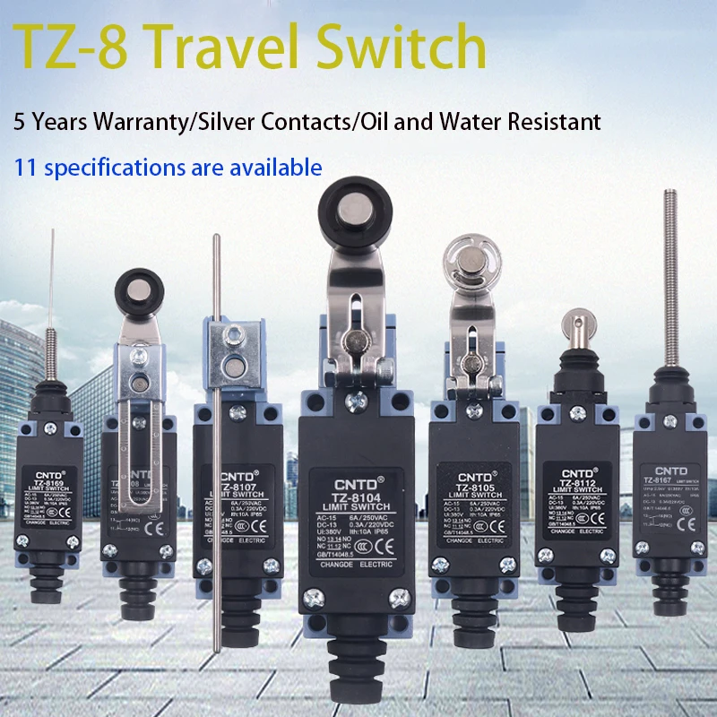 

Small Vertical Travel switch TZ-8104 TZ-8107 TZ-8108 TZ-8111 TZ8112 TZ-8122 TZ-8167 TZ-8168 Limit Switch Micro Switch Waterproof