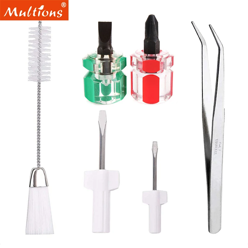 

Набор для ремонта швейной машины 6 шт./компл. инструменты для чистки швейной машины Отвертка Пинцет нить Прозрачная щетка Товары для домашне...