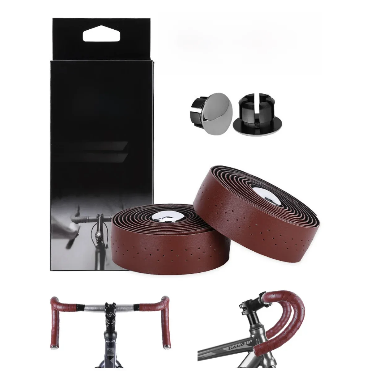 AliExpress Outdoor Cycling Road Bike Breath Handlebar Tape Bicycle Pu+EVA Soft Comfotable Handlebar Tape with Bar Plug Bike Parts