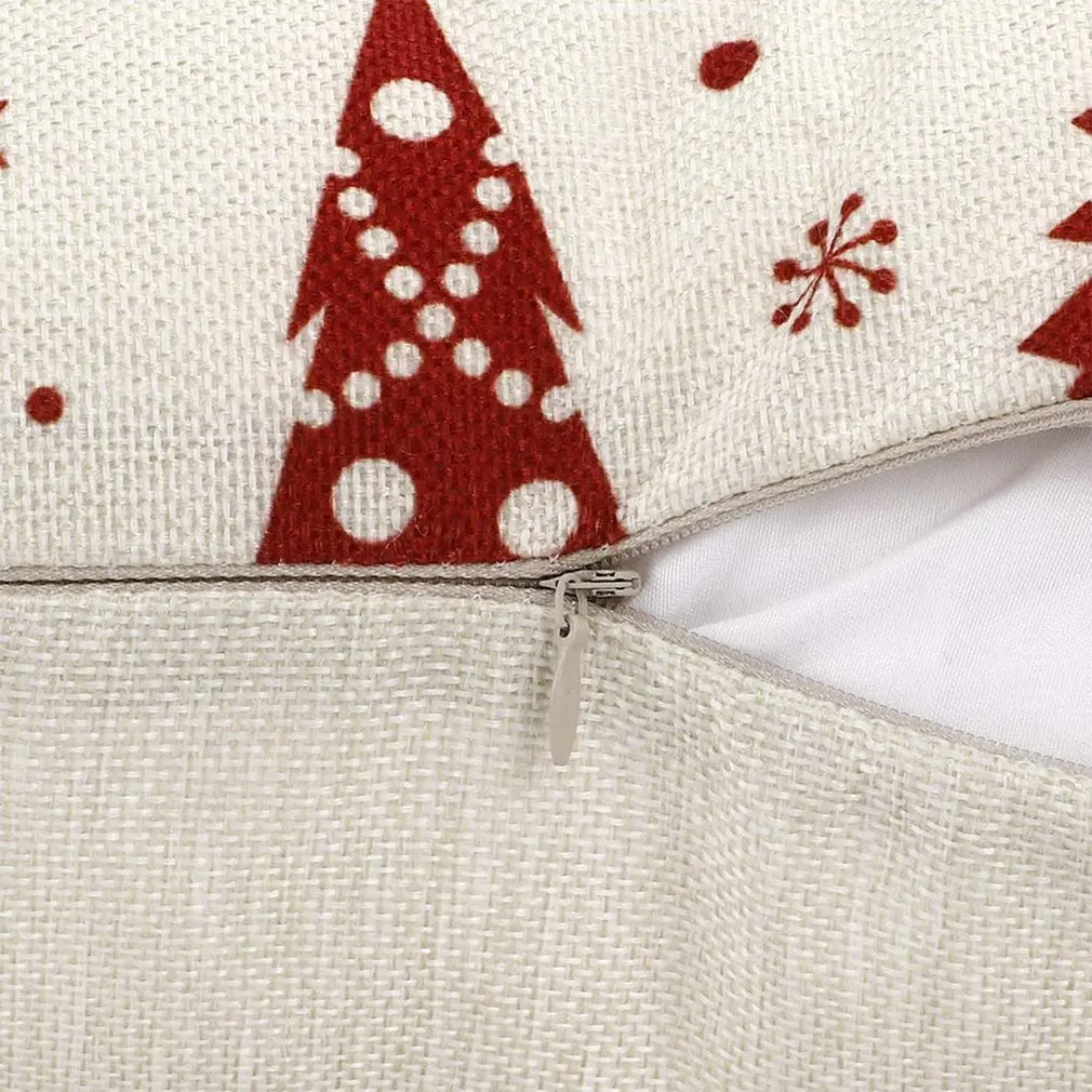 4PCS Set Christmas cushion cover 45*45 Pillowcase sofa cushions Pillow cases Cotton Linen pillow covers Home Decor