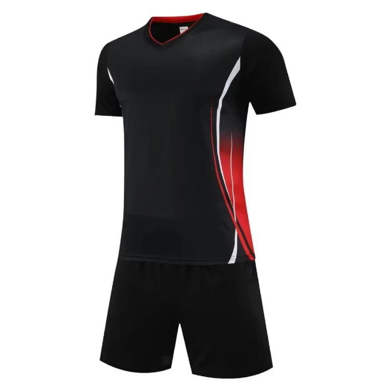 Men Football Jersey Set Short Sleeve Round Neck Customized Soccer Kits 2023 2024 Professional Women Sport New Training Suit