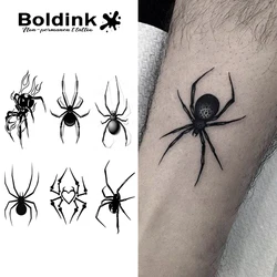 SpiderTemporary Tattoo,Lasts To 15 Days New Technology Magic Waterproof Semi Permanent Sticker.