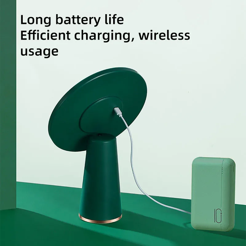 Desktop LED makeup mirror with light beauty mirror suitable for multiple scenes beauty mirror portable folding dressing mirror