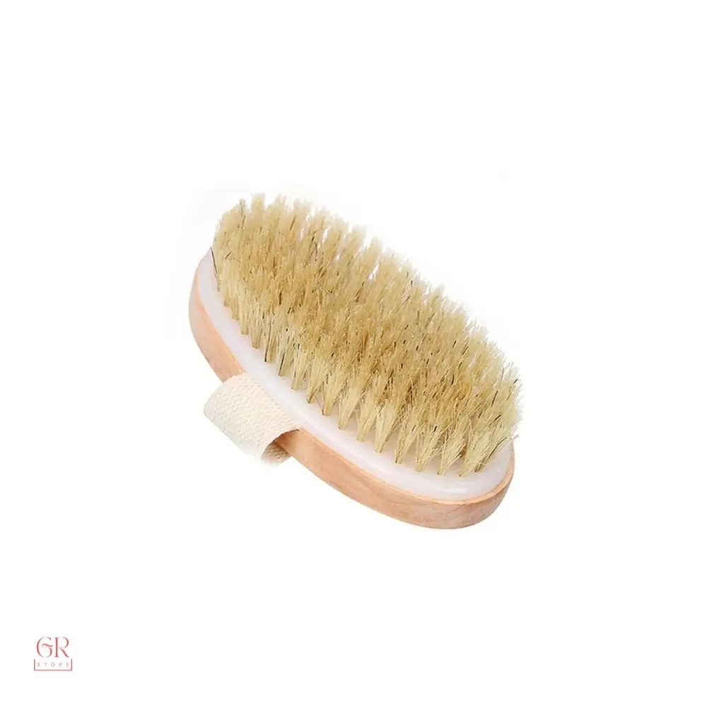 Brosse à Poils Naturels Doux pour le Corps, Peau Sèche, SPA, Ohio eur de Bain, Support, Vente en Gros, 1 Pièce