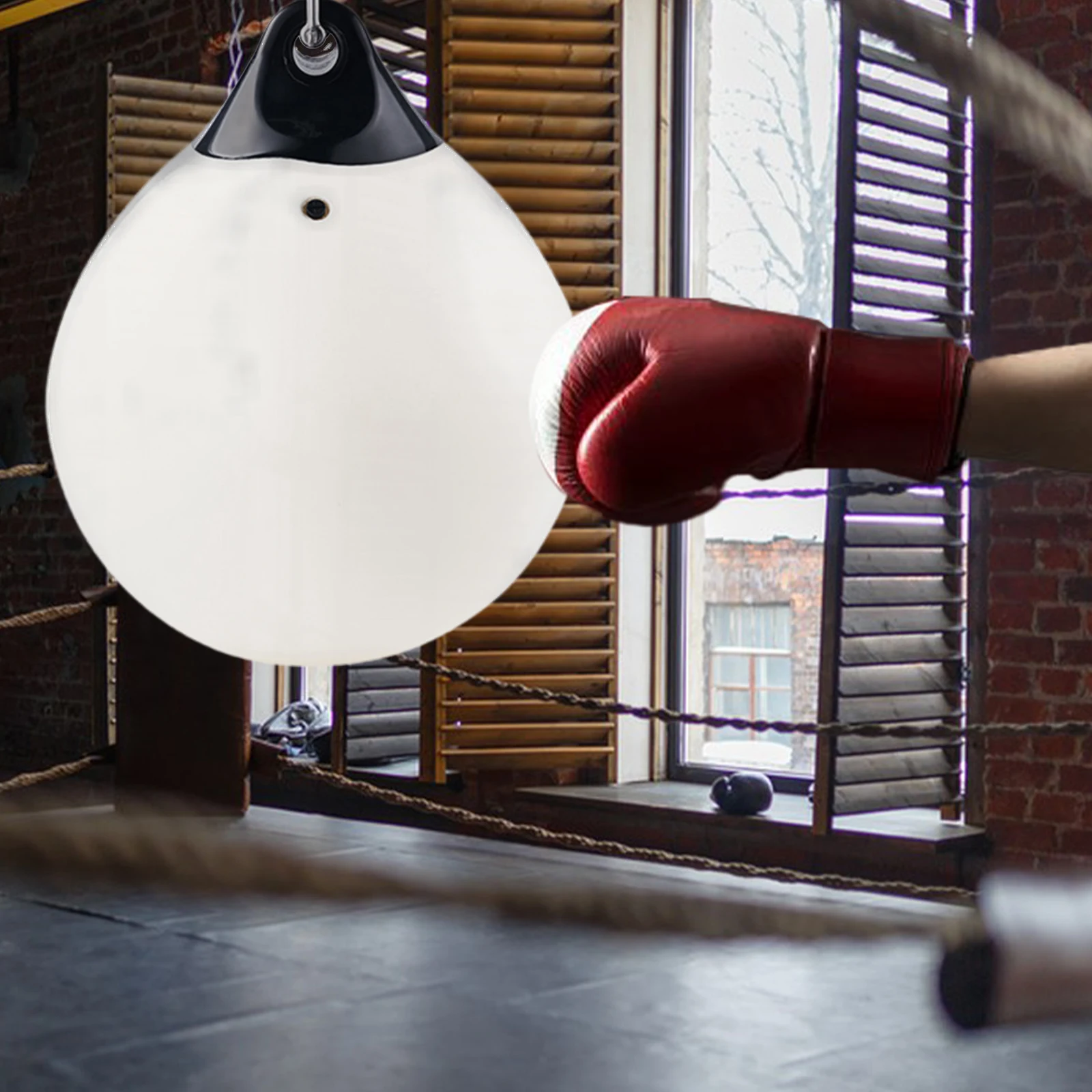 Water Drop Shape Punching Bag PVC Material for Boxing Speed Training Reaction Agility Hand Eye Coordination Home Gym
