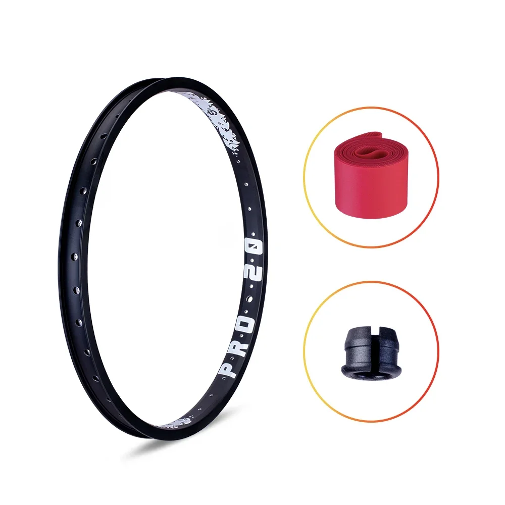 AliExpress Funsea Gateshark-BMX Race Alloy Cycling Rim, Double Walls, 36 Holes for 14G Nipple Bicycle Parts, Bicycle Accessories, 20 Inch, 406, A,