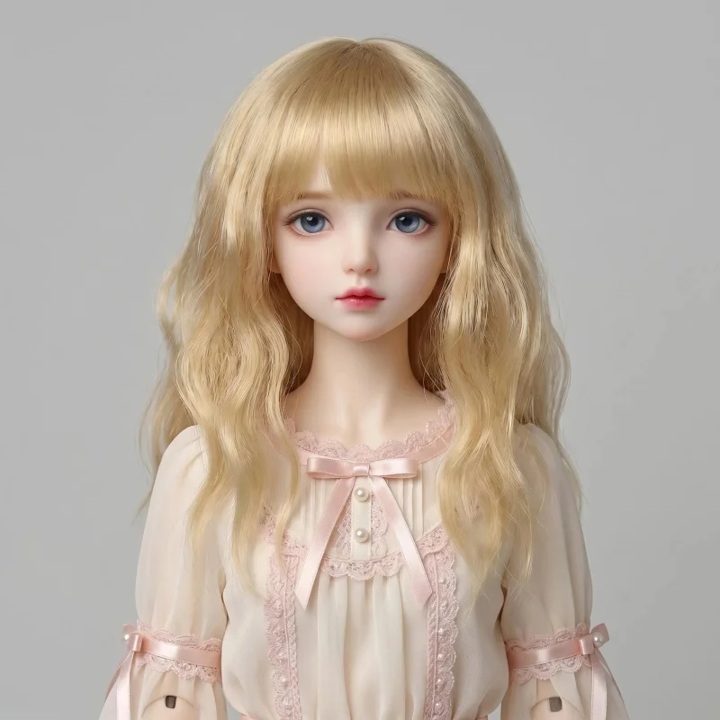 

Short Curly Size 5-6inch to 10-11inch Cute BJD Synthetic Mohair Wig For OB11 YOSD MSD SD Blythe Hair 1/8 1/6 1/4 1/3 Accessories