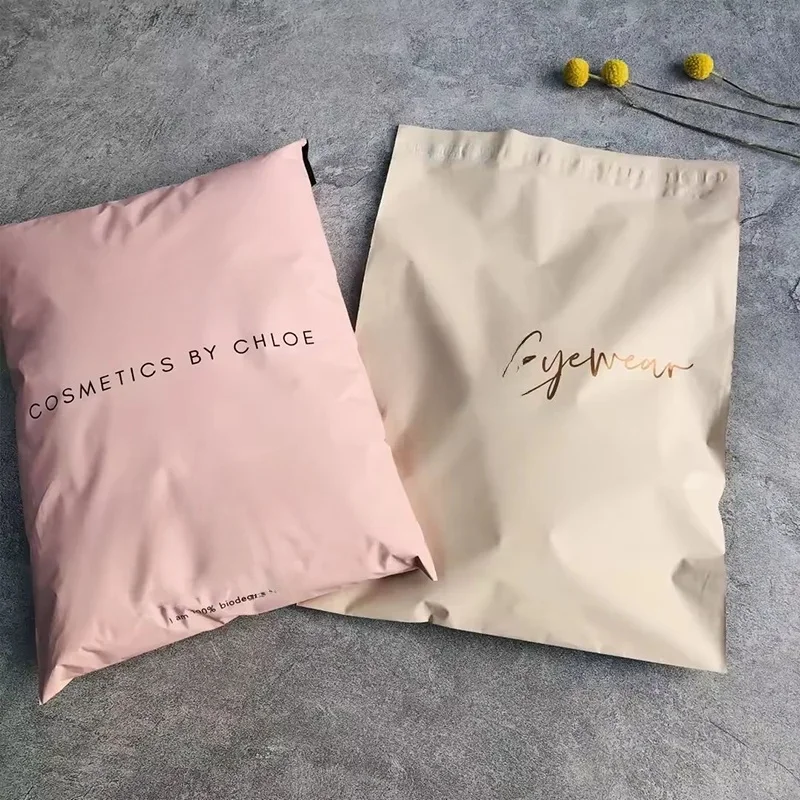 Op maat gemaakte polyethyleen verzendzakken met logo, zelfklevende plastic express-zakken, cadeauverpakkingszakken, gepersonaliseerde verpakking - afbeelding 2
