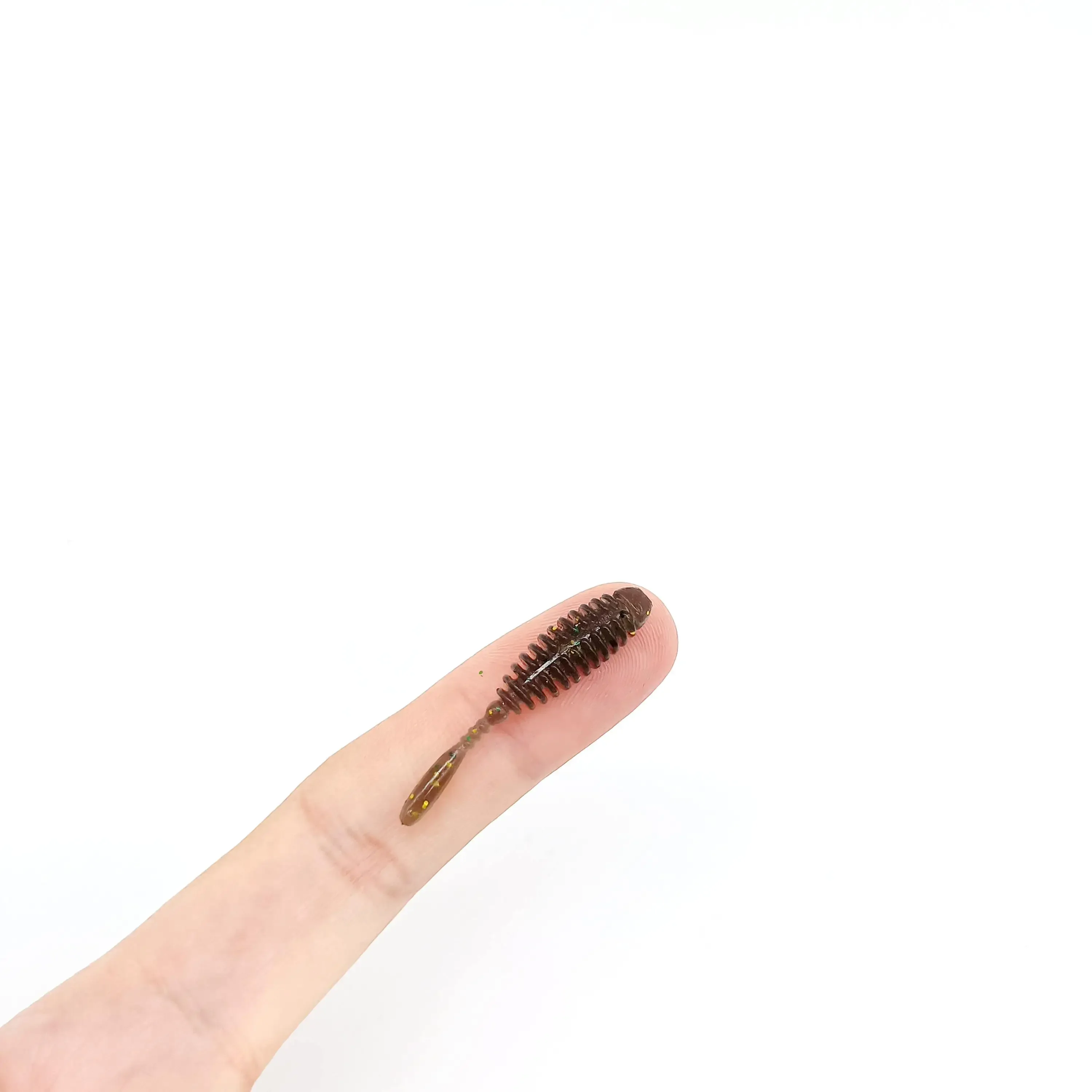 DUODUOYU 10 pièces TPE AJING leurre souple sébaste leurres de pêche 0.28g/35mm MINI appât artificiel nageurs gabarit leurre Wobber ver attirail