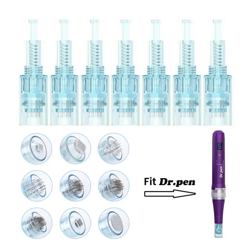 

Dr pen X5 Replacement Needles Meso Therapy nano Facial Skin Care Micro Needle 9/12/24/36/42 Pins X5 Cartridge Tip