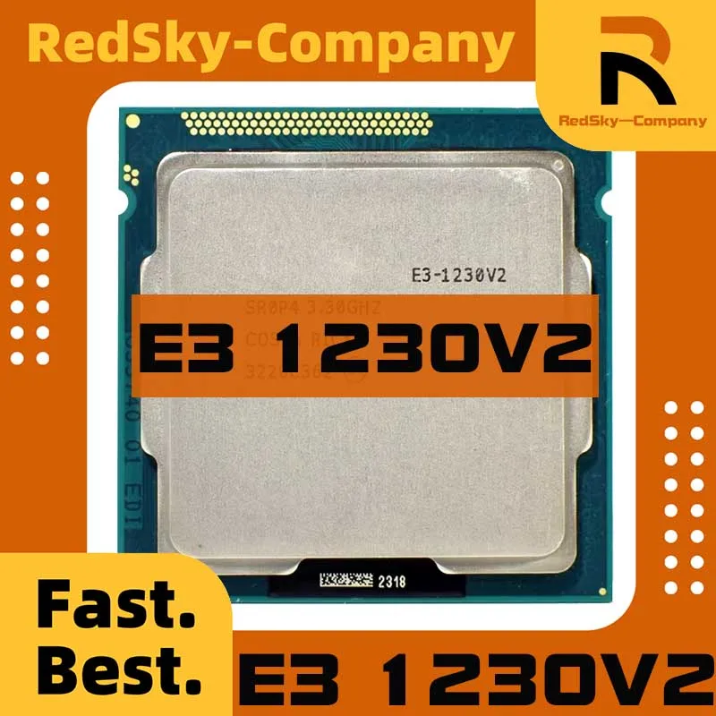 1pcs/lot perfect test Xeon E3-1230V2 E3-1230 v2 E3 1230v2 E3 1230 v2 3.3 GHz 8M 69W LGA 1155