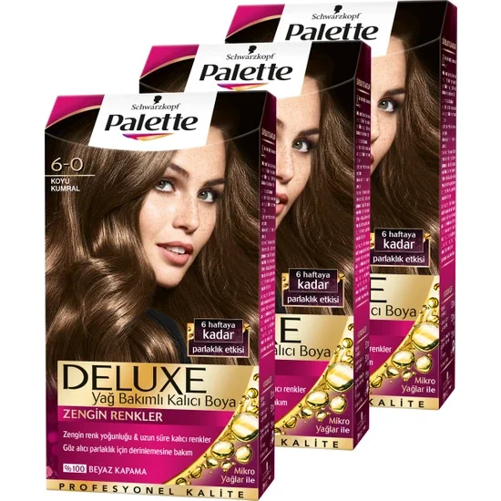 

Palette Deluxe 6-0 Dark Brown x 3 Pieces