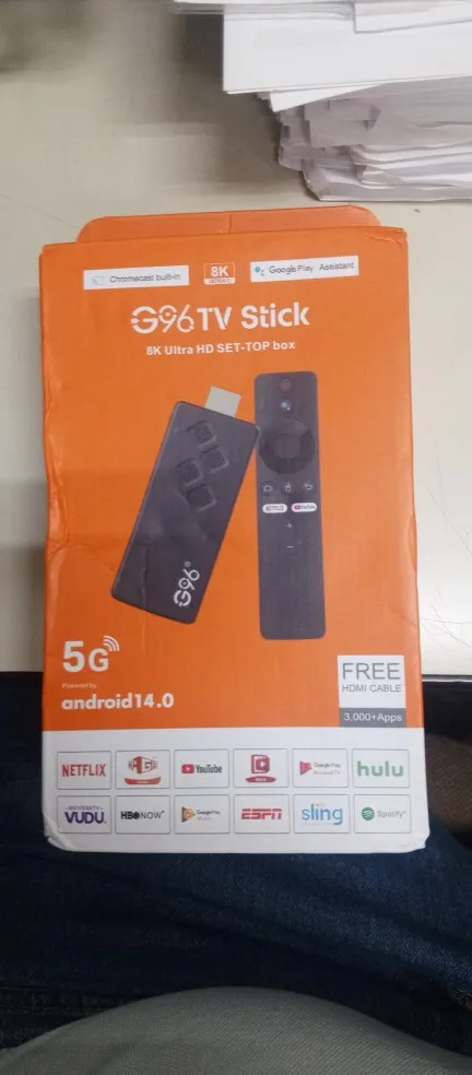 Mortal Android14 4K 1080P HDMI Compatible ATV Mini TV Stick Q2 Wifi6 BT5.0 Allwinner H313 Google Voice Media Player Smart TV Box photo review