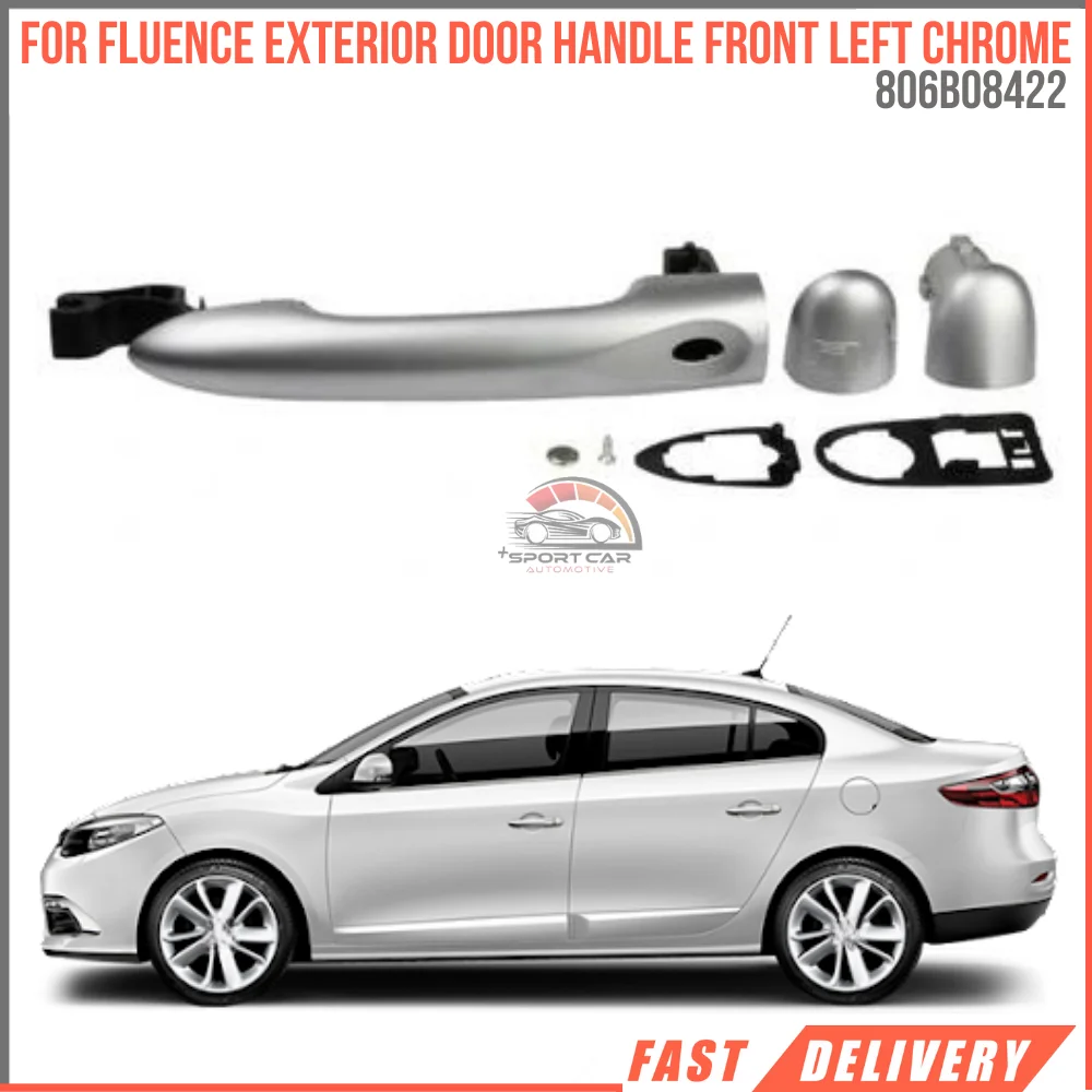 For EXTERIOR FLUENCE MEGANE III DOOR HANDLE ON LEFT CHROME Oem 806B08422 super quality high satisfaction high satisfaction high D