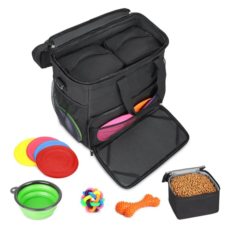 Travel Carrying Bag Large Pet Training Procket Dog Food Snack Bag Cat Treat Professional Training Feeder Pocket Bag Supplies