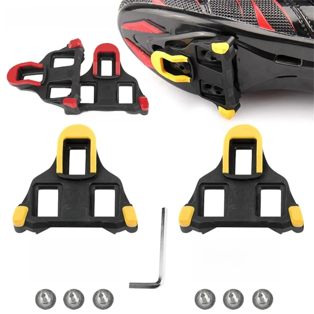 AliExpress NONE Road Bike Pedal Cleat SPD SL Bicycle Pedals Plate Clip Self-locking for SHIMANO Float Pedal Cleats Cycling Shoes Bike Accessory
