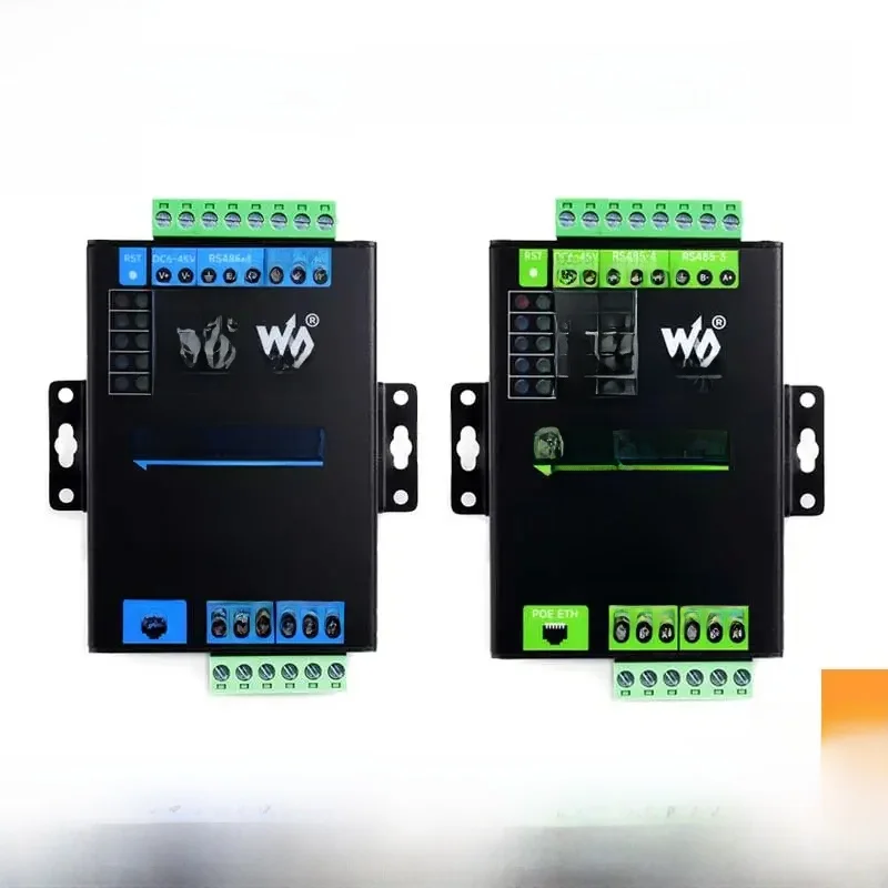 Przemysłowy izolowany konwerter 4CH RS485 na POE ETH (B) RJ45 UART dla Modbus — zdjęcie produktu 7