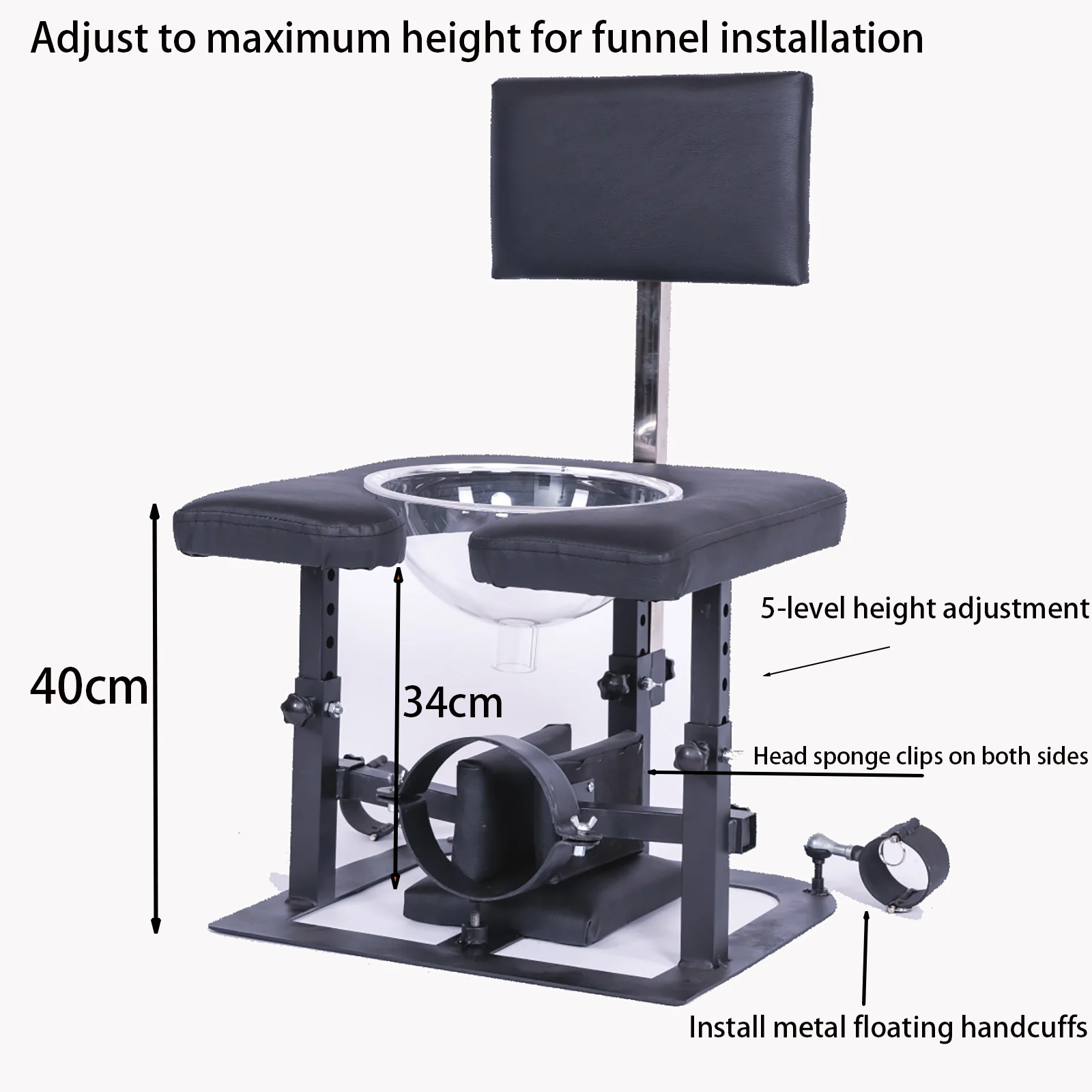 Adjustable BDSM Sex Chair for Couples Bondage Position Training Stool Adult Games Erotic Furniture Love Seat Restraint SM Chair - view 2