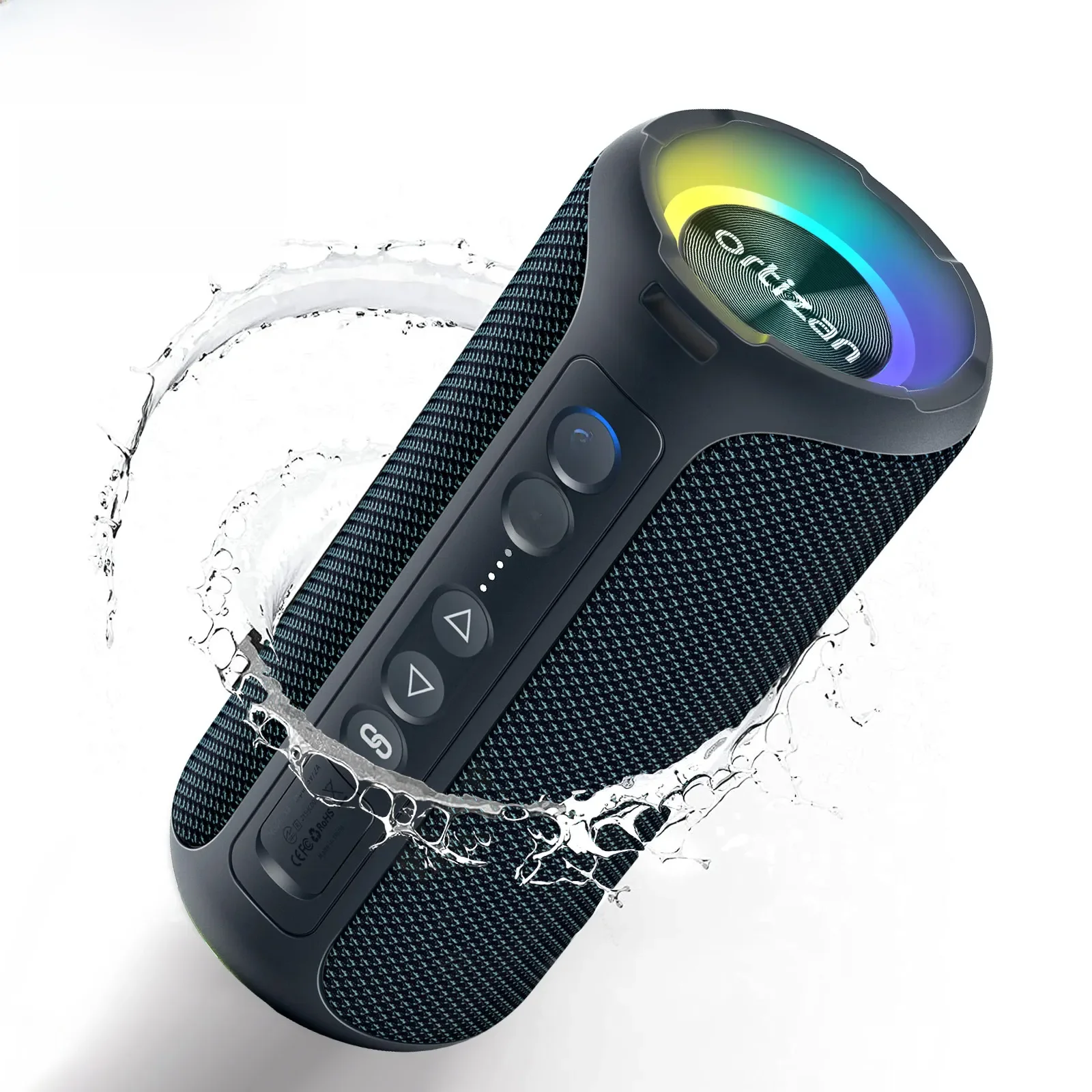 Ortizan Bluetooth-luidsprekers 40W Verbeterde bas Draagbare draadloze buitenluidspreker 30 uur IP7 Waterdichte doucheluidspreker Bluetooth 5.3 - afbeelding 2
