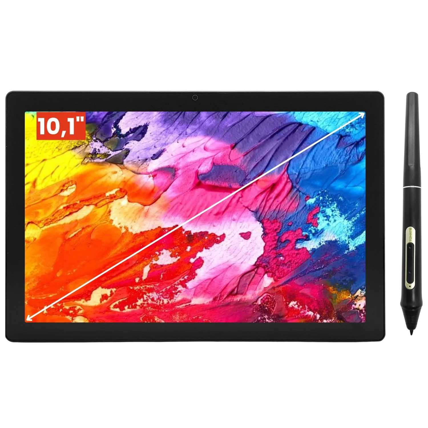 طاولة محول رقمي 10,1 مع شاشة IPS LCD عالية الدقة مع قلم سلبي #2