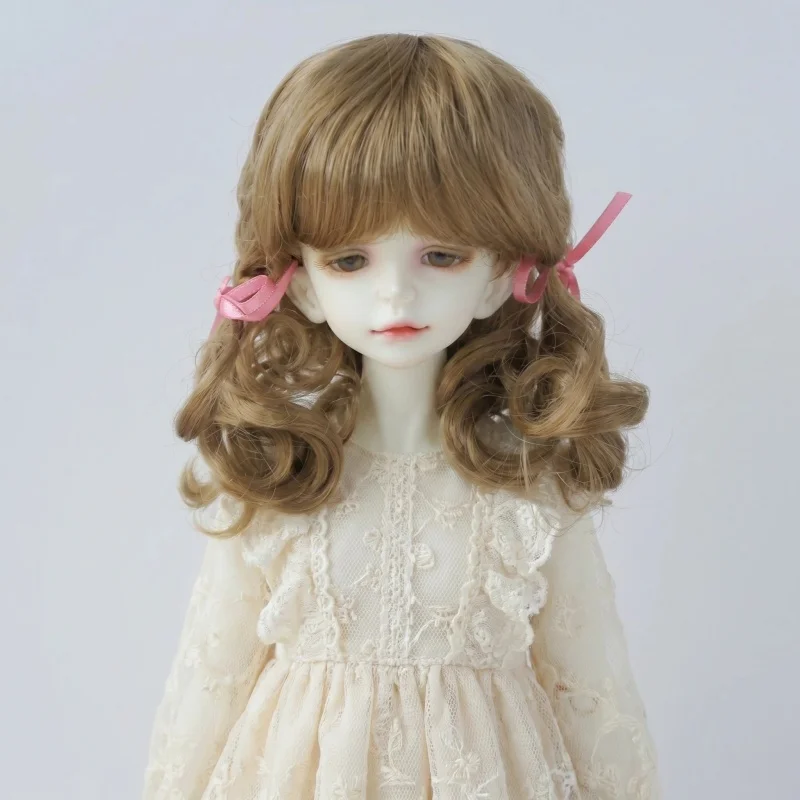 

JD367 1/4 1/6 Cute BJD Synthetic Mohair Doll Wigs Size 6-7 Inch 7-8 Inch YOSD MSD Hair Doll Accessories