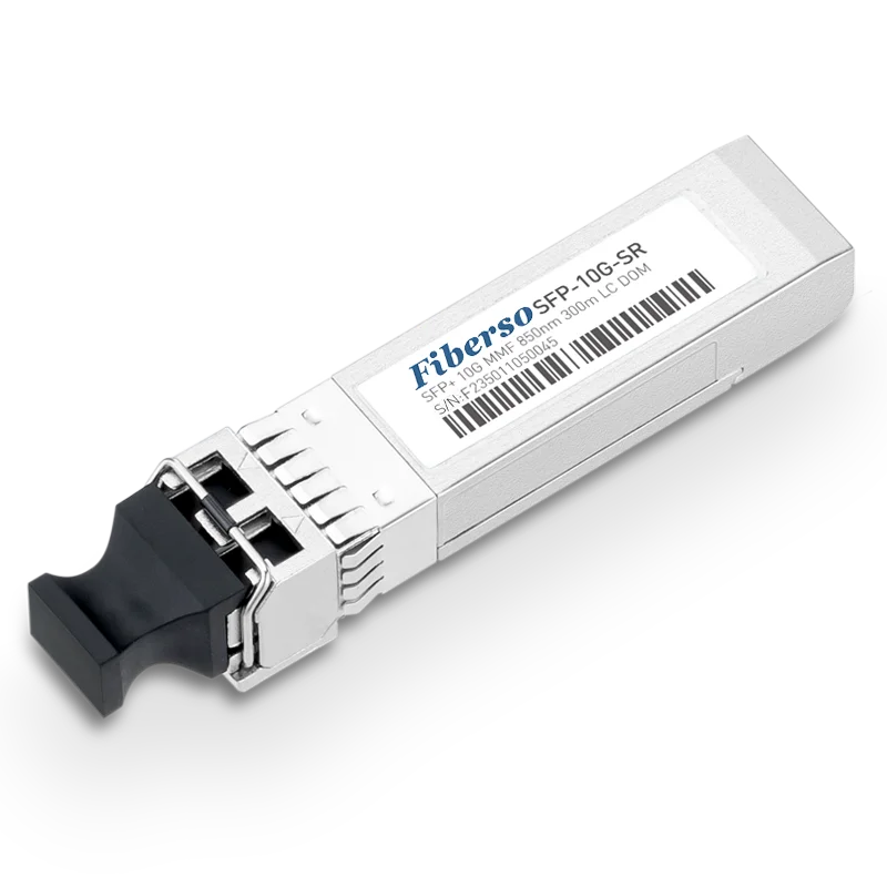 

Fiberso SFP+ 10G Module SR 300m Duplex LC MM Fiber Optical Transceiver Compatible with Switches