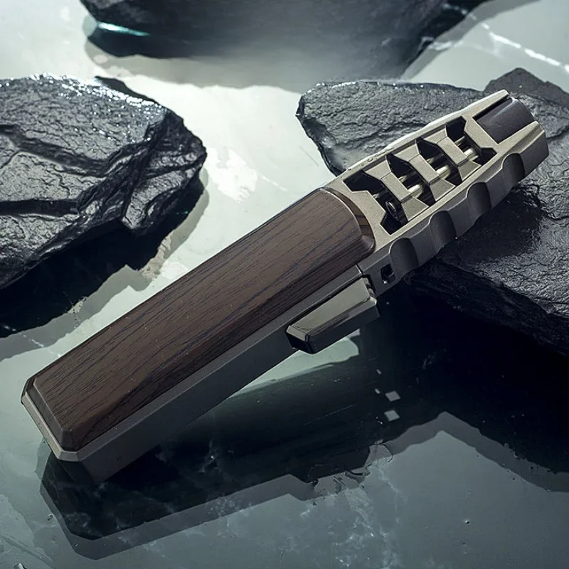 JOBON gaz coupe-vent feu Direct métal Turbine torche briquet cuisine Barbecue en plein air Camping allume-cigare outil haut de gamme cadeaux