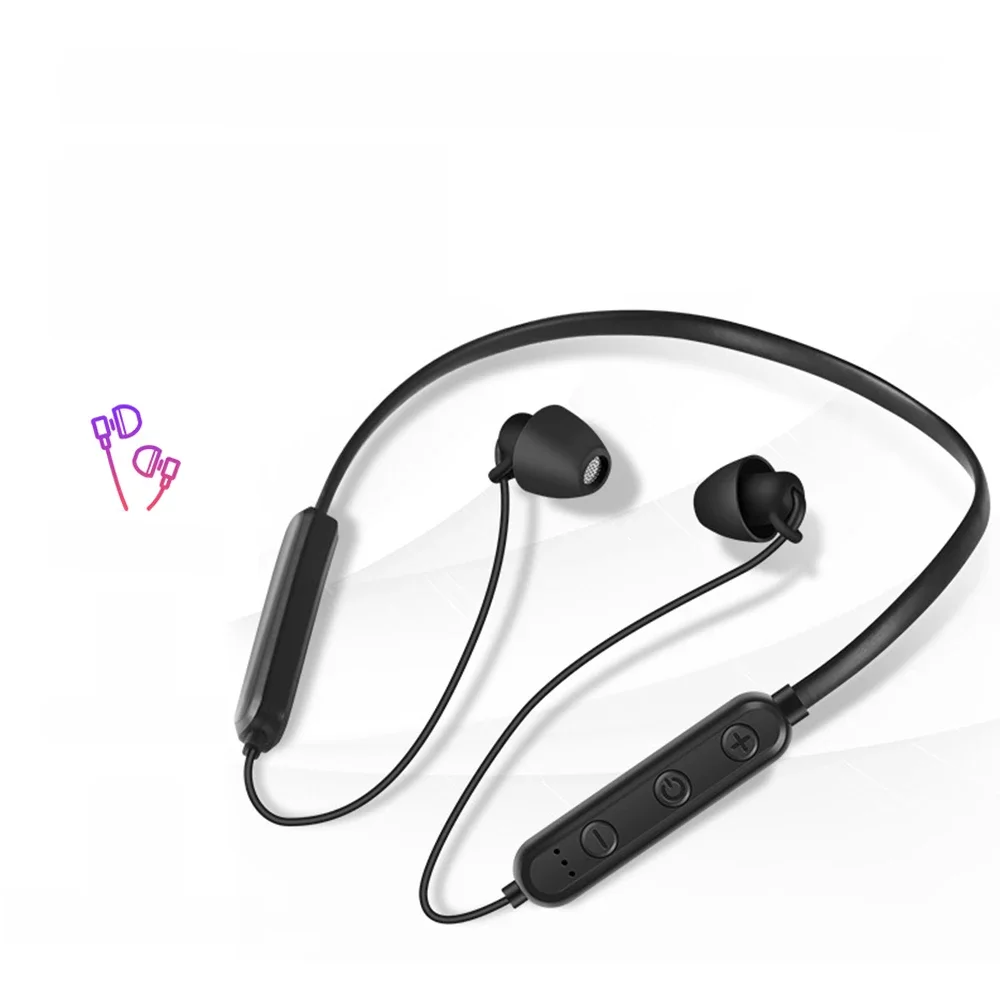 Écouteurs sans fil Bluetooth V5.0, oreillettes de sport stéréo en Silicone souple, casque de cou suspendu, suppression du bruit, mouvement licou
