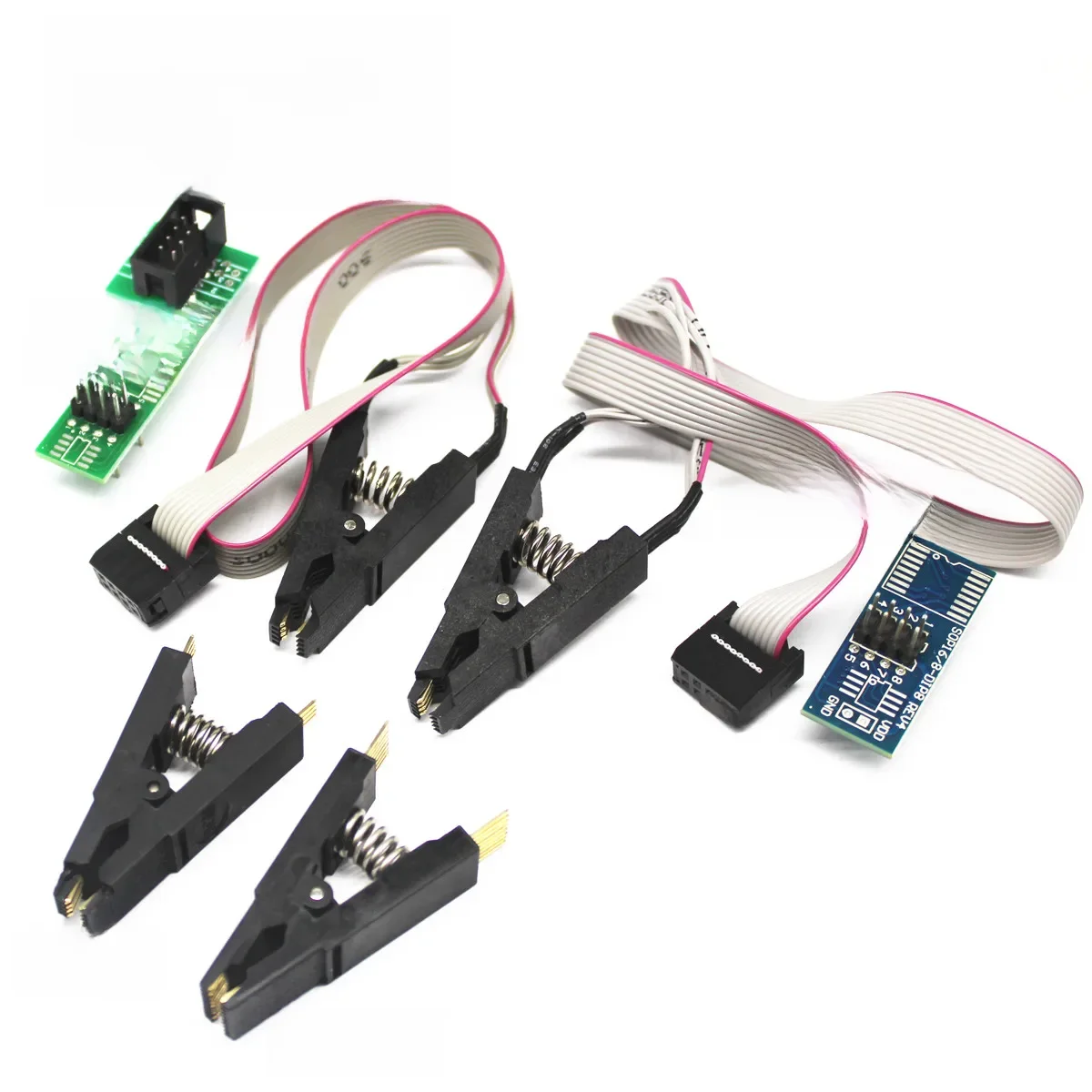 Klips testowy programatora SOP8 SOP16 SOP SOIC 8 SOIC8 DIP8 DIP 8-pinowy zacisk testowy IC — zdjęcie 2