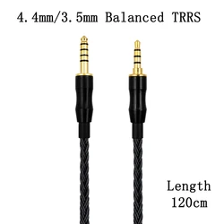 4.4mm 6N balanced OCC Silve Plated Audio Cable For Philips X2HR For OPPO PM-3 PM3 For Hifiman Deva HE-R9 R10 R10P Deva Pro