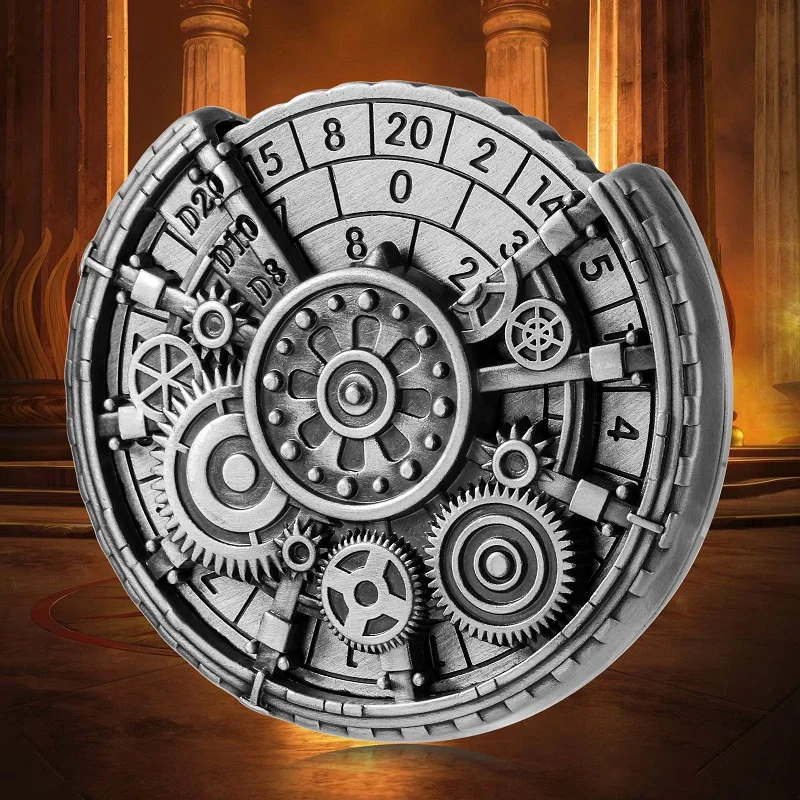 ลูกเต๋าแฟชั่น Viral Custom Fate Gear Spinner สำหรับเกม DND RPG ตัวช่วยตัดสินใจ ของเล่นมือหมุนรูปมังกรสุดพิเศษสำหรับเด็กและผู้ใหญ่ ช่วยคลายเครียดและความวิตกกังวล