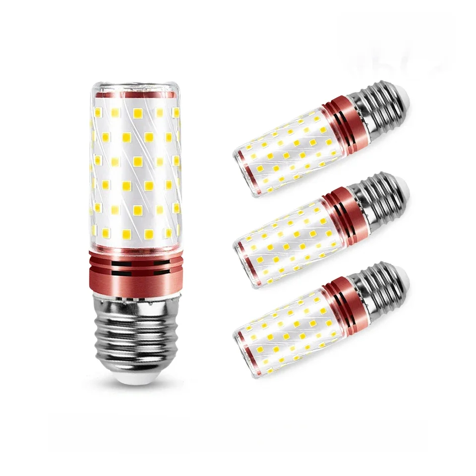 4 pçs led milho lâmpada luz e27 e14 smd2835 branco quente 3000k branco frio 6000k luz natural 4000k