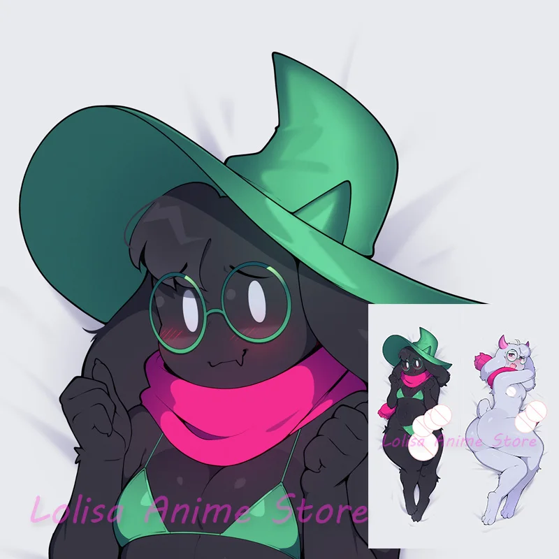 

Подушка Dakimakura Ralsei двусторонняя с принтом, наволочка в стиле аниме, подарок на день рождения