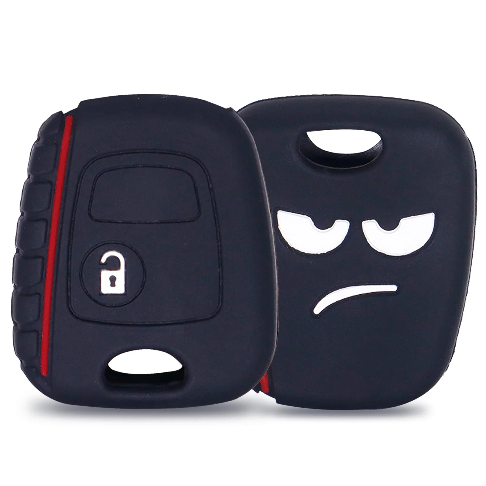 Coque de clé à distance en silicone pour Toyota Aygo, capuchon de clé, cristaux en C1, C2, C3, C4, Xsara, Picasso, KIT 107, 206, 207, 306, 307, 407