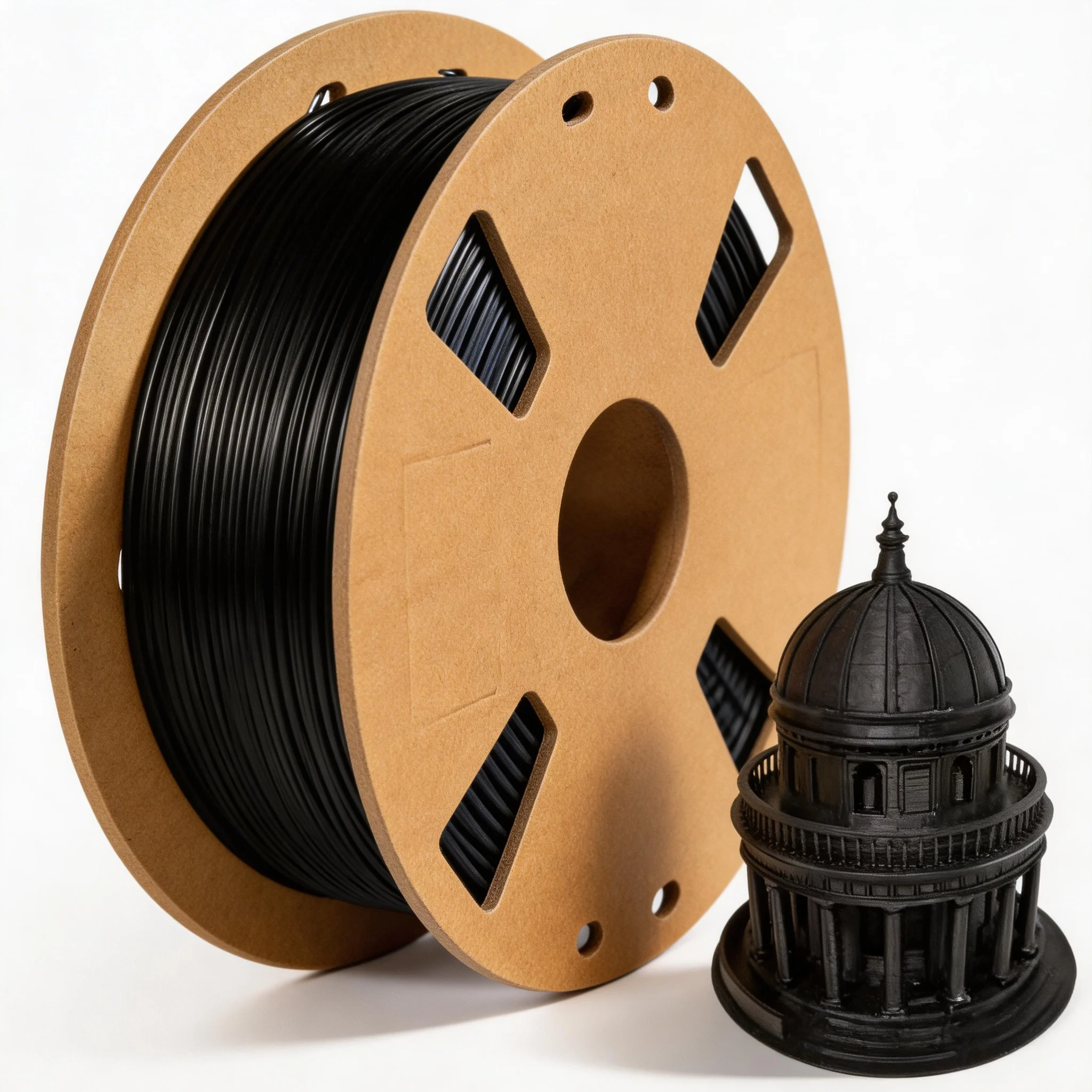 

PETG 3D Printer Filament 1.75mm 1KG,Dimensional Accuracy +/- 0.02 mm,High Toughness & Impact Resistance PETG Filament,Black
