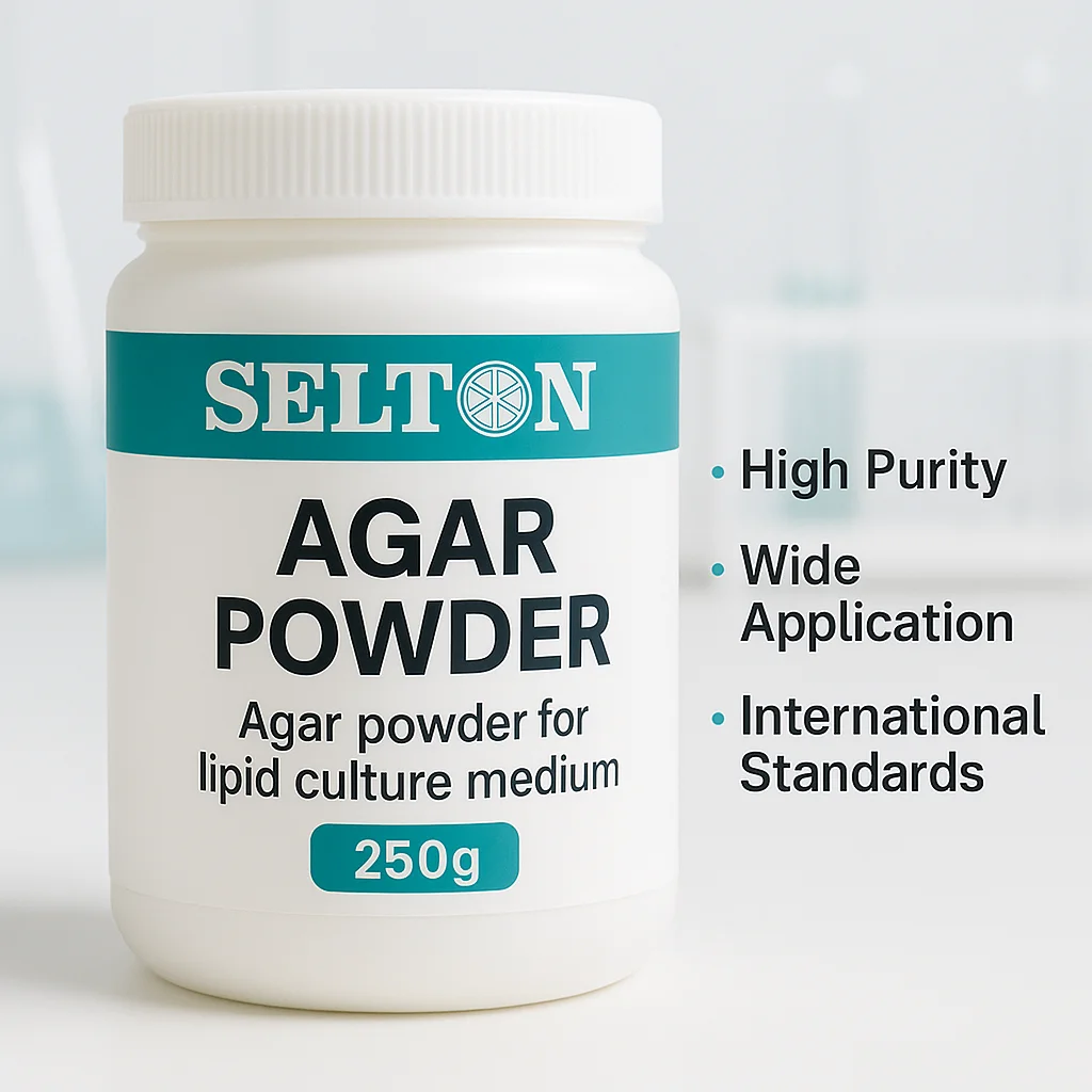SELTON Agar Powder 250g 100g High Purity for Lipid Culture Medium Microbiology Lab Use
