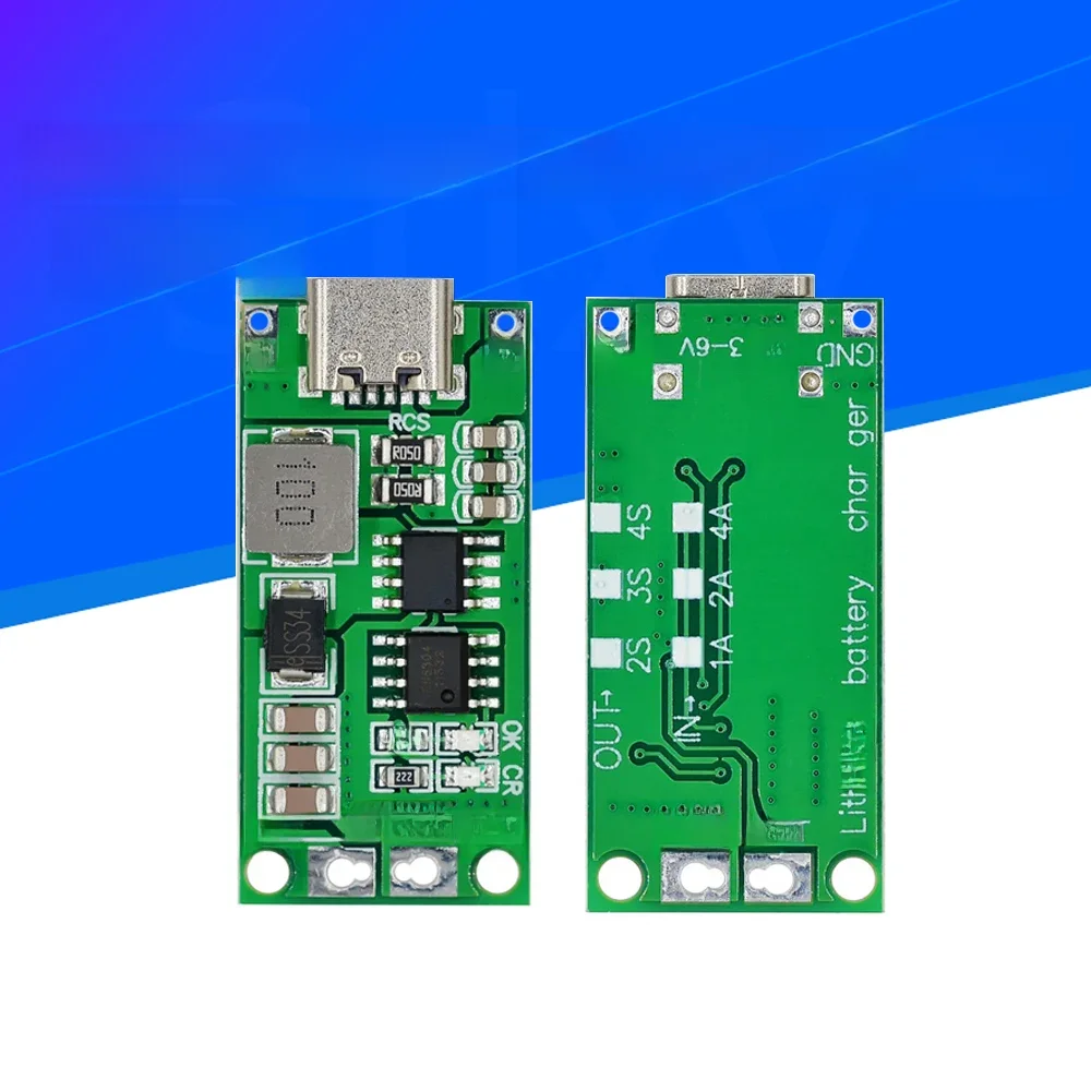 Wieloogniwowa ładowarka 2S 3S 4S typu C do 8,4 V 12,6 V 16,8 V Step-Up Boost LiPo polimerowa ładowarka litowo-jonowa 7,4 V 11,1 V 14,8 V 18650 — zdjęcie 2
