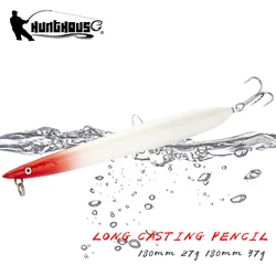 Hunthouse Sea Fishing Pencil Lure 180mm 37gS Sinking Hard Creature Baits Sandeel Lures Fishing For Sea Bass LW502