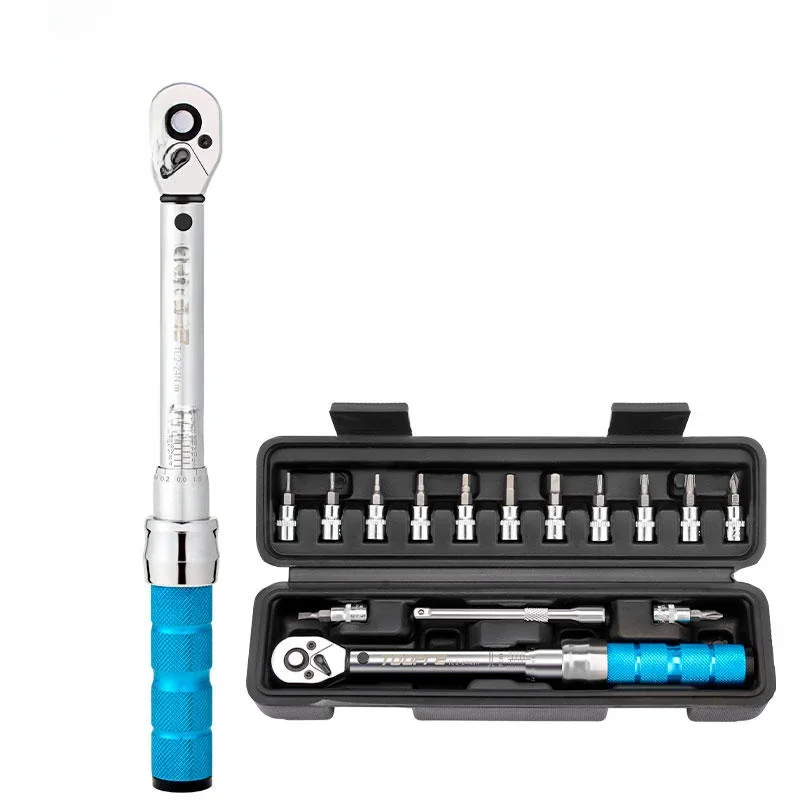 AliExpress TOOPRE Bike Preset Torque Wrench 15 Piece Set Durable Bicycle Repair Tools Bike Allen Key Tool Socket Spanner Pro Repair Kit
