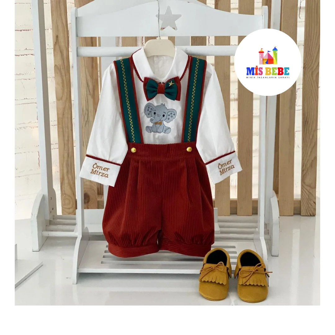 Misbebe 4-Pcs baby boy set clothing personalized outfit custom baby clothes winter spring birthday costume free shipping