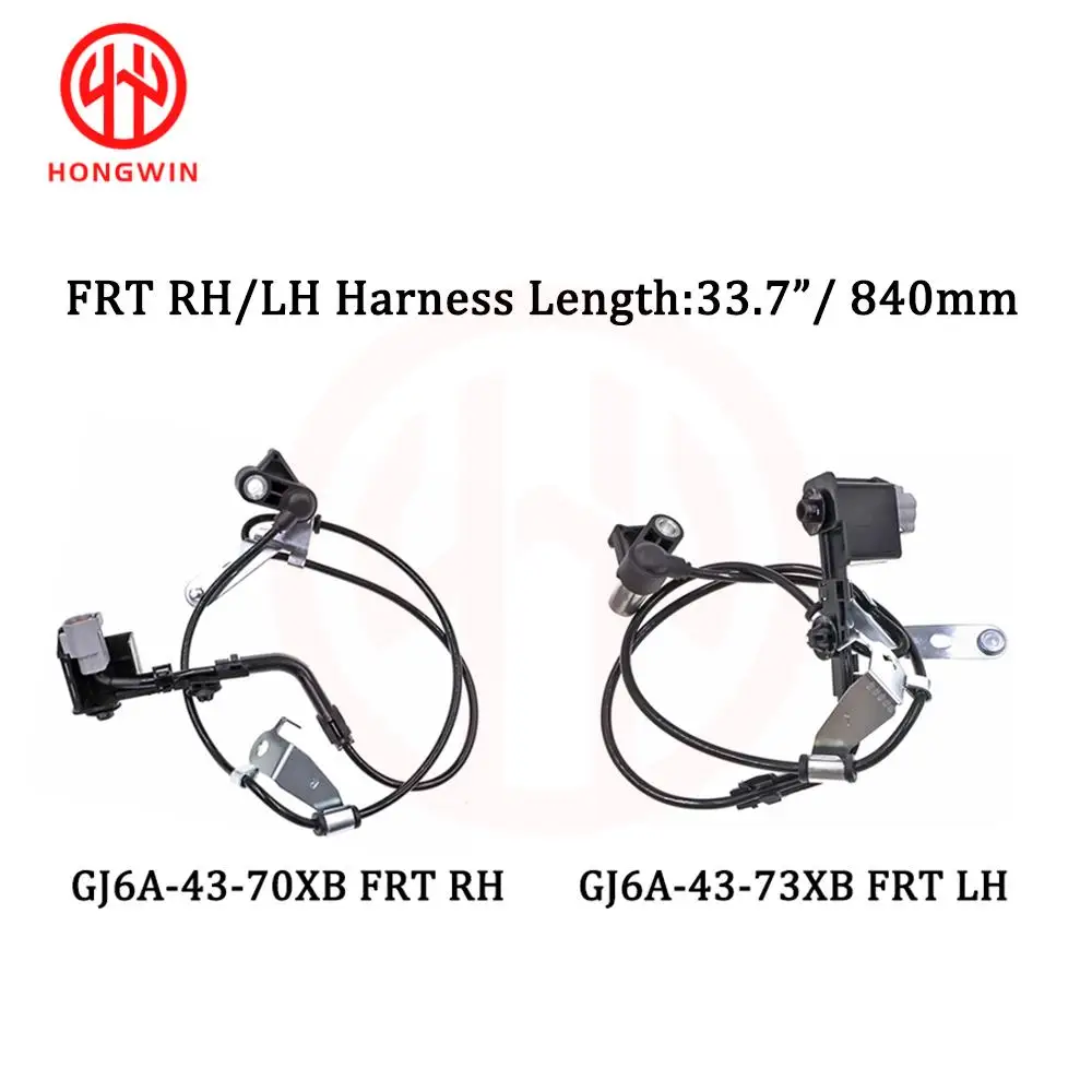 Front Rear Left Right Wheel Speed ABS Sensor GJ6A-43-70XB GJ6A-43-73XB GJ6A-43-71YC GJ6A-43-72YC For Mazda 6 2.3L 3.0L 2003-2008