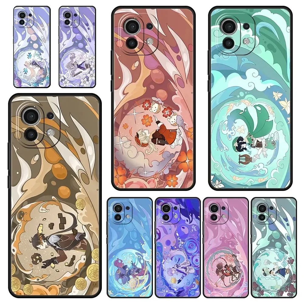 Coque de téléphone Genshin Impact Logo, Xiaomi Casque Bery, NDavid Tage, F3, F4, M3, Figurine 5G, Mi 13, 12T, 12 Lite, 11 Ultra, 10T, 11T, Pro 9T