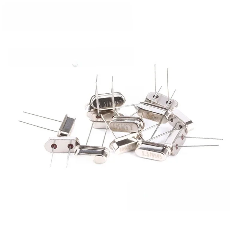 10PCS 4Mhz 6Mhz 8Mhz 12Mhz 16Mhz 20Mhz 24Mhz 32.768K 2*6 32.768K 3*8 Rezonator kwarcowy Oscylator pasywny HC-49S — zdjęcie 2